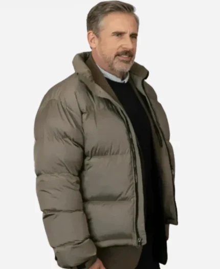 Steve Carell Rooster Puffer Jacket