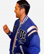 Street Fighter Event Andrew Koji Blue Varsity Letterman Jacket