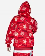 Supreme Mitchell & Ness SS26 Houston Astros Red Zip Up Hooded Sweatshirt