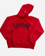 Supreme x Ghostface Arc Pullover Red Hoodie