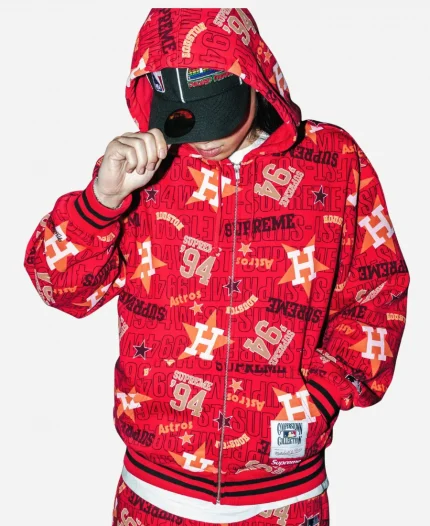 Supreme x Mitchell & Ness Astros Hooded Sweatshirt