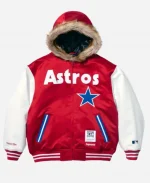 Supreme x Mitchell & Ness Astros Red & White Varsity Jacket