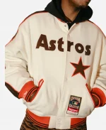 Supreme x Mitchell & Ness SS26 Houston Astros Wool Varsity Jacket