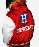 Supreme x Mitchell & Ness Houston Astros Satin Varsity Jacket