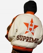 Supreme x Mitchell & Ness Houston Astros Varsity Jacket