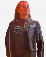 TOWIE S36 Courtney Green Leather Jacket
