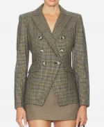 Talk Show The Today Show 2026 Liz Kreutz Double Breasted Plaid Blazer