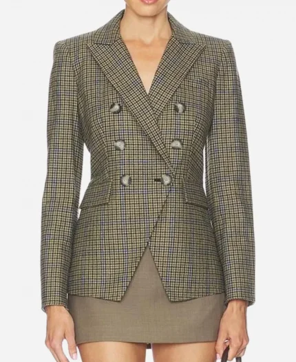 Talk Show The Today Show 2026 Liz Kreutz Double Breasted Plaid Blazer