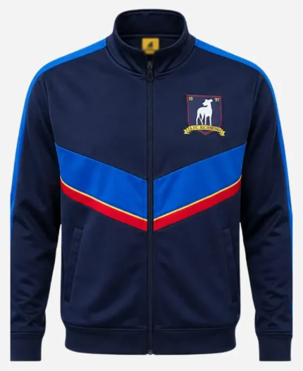 Tanya Reynolds Series Ted Lasso S04 Blue Coach Track Jacket 