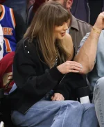 Taylor Swift 2026 Patchwork Denim Bomber Jacket