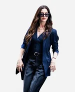 The Devil Wears Prada 2 Anne Hathaway Blue Striped Blazer