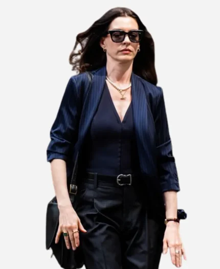 The Devil Wears Prada 2 Anne Hathaway Striped Blazer