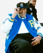 The Hundreds x Los Angeles Rams Blue & White Varsity Jacket