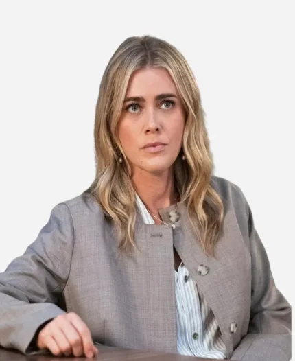 The Hunting Party S02 Rebecca Henderson Grey Jacket