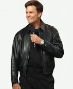 The Roast of Kevin Hart 2026 Tom Brady Black Leather Jacket