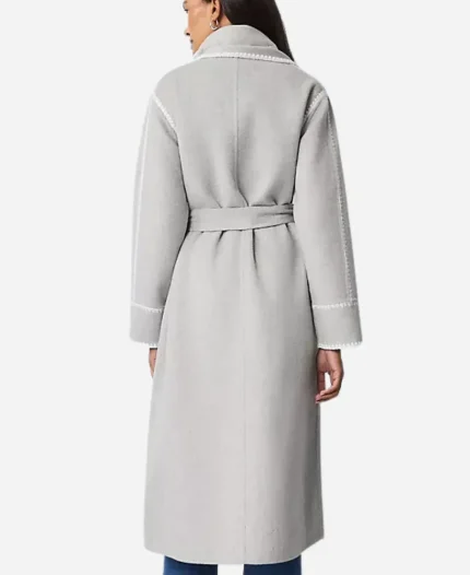 The Today Show 2026 Sheinelle Jones Grey Scarf Coat