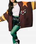 The View 2026 Talk Show Whoopi Goldberg Brown Tiger Cardigan