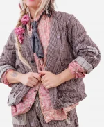 The View 2026 Whoopi Goldberg Plaid Distressed Jacket - Jacket Era