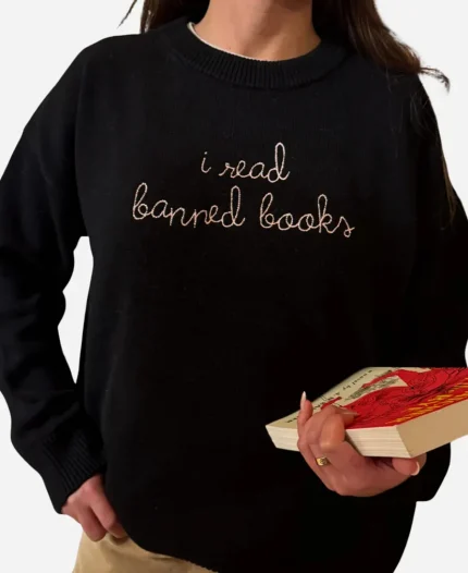 The View Joy Behar I Read Banned Books Black Sweatshirt