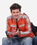 Timothée Chalamet 2026 Orange Jacket