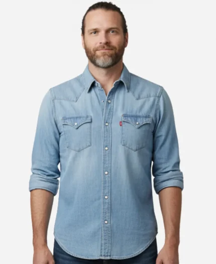 Today Show 2026 Chris Coleman Denim Western Shirt