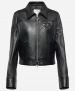 Today with Jenna & Sheinelle 2026 Isa Briones Leather Jacket In Black