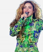 Todo Mundo No Rio 2026 Concert Shakira Green Jumpsuit