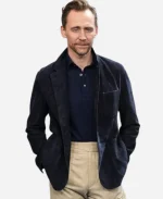 Tom Hiddleston 2026 Disney Upfront Avengers Doomsday Presentation Suede Jacket
