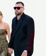 Travis Kelce 2026 NYC Pinstripe Suit