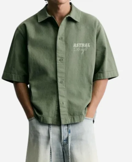 Tv Show American Idol Season 24 Grand Finale Brooks Green Printed Shirt