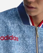 USA Denim Track Jacket By Adidas