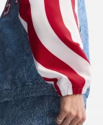 USA Denim Track Top