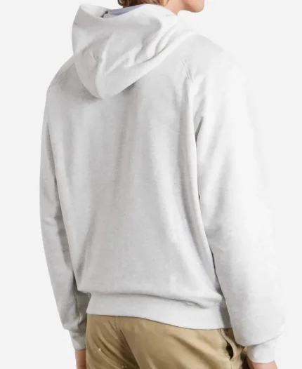 Unisex A.P.C. x Fragment Design Heather Grey Pullover Duck Hoodie