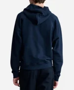 Unisex A.P.C. x Fragment Duck Navy Blue Pullover Hoodie