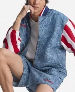 Unisex Adidas 2026 FIFA World Cup USA Graphic Denim Track Top Jacket