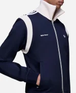 Adidas Originals x Wales Bonner Twill Slim Navy Track Jacket