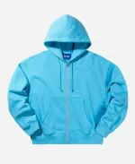 Unisex AwakeNY Fergie Baby Plain Jane Blue Full-Zip Hoodie 