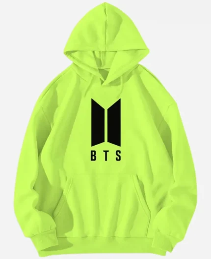 Unisex BTS Original Green Pullover Hoodie
