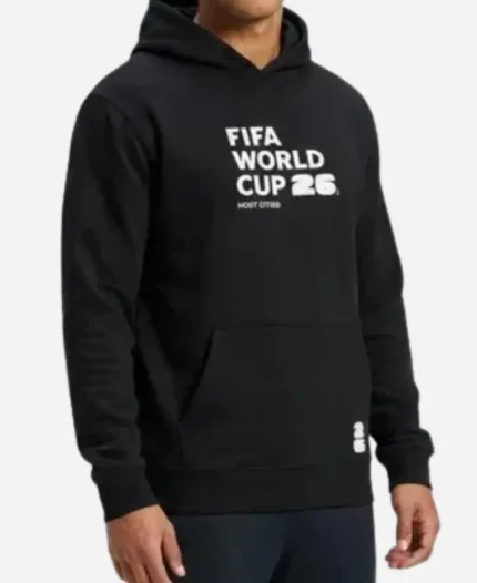 Unisex FIFA World Cup 2026 Host City Emblems Black Graphic Pullover Hoodie