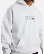 Unisex Factorie NFL Oakland Raiders Grey Pullover Hoodie