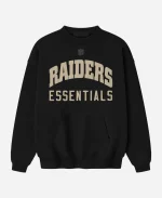 Unisex Fear of God x NFL Las Vegas Raiders Sport Black Sweatshirt