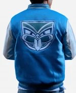 Unisex New Zealand Warriors 2026 Blue & White Varsity Jacket
