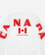 Peace Collective 2026 FIFA World Cup Canada Spirit White Crewneck Shirt