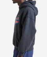 Unisex Rhude Pit Stop Black Pullover Hoodie
