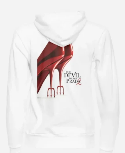 Unisex The Devil Wears Prada 2 White Pullover Hoodie 