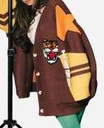 Whoopi Goldberg The View 2026 Brown Tiger Cardigan