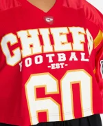Women's Fashion Nova NFL Kansas City Chiefs Game Red Short Sleeves Shirt