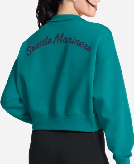 Women's Nike Seattle Mariners Half-Zip Sweatshirt
