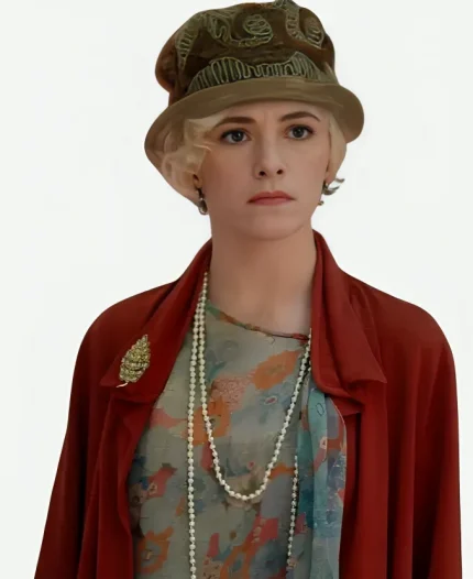 Young Fern Landry Tv Series The Way Home Bianca Melchior Red Trench Coat