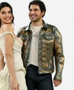 Zac Posen 2026 Met Gala Leather Trucker Jacket